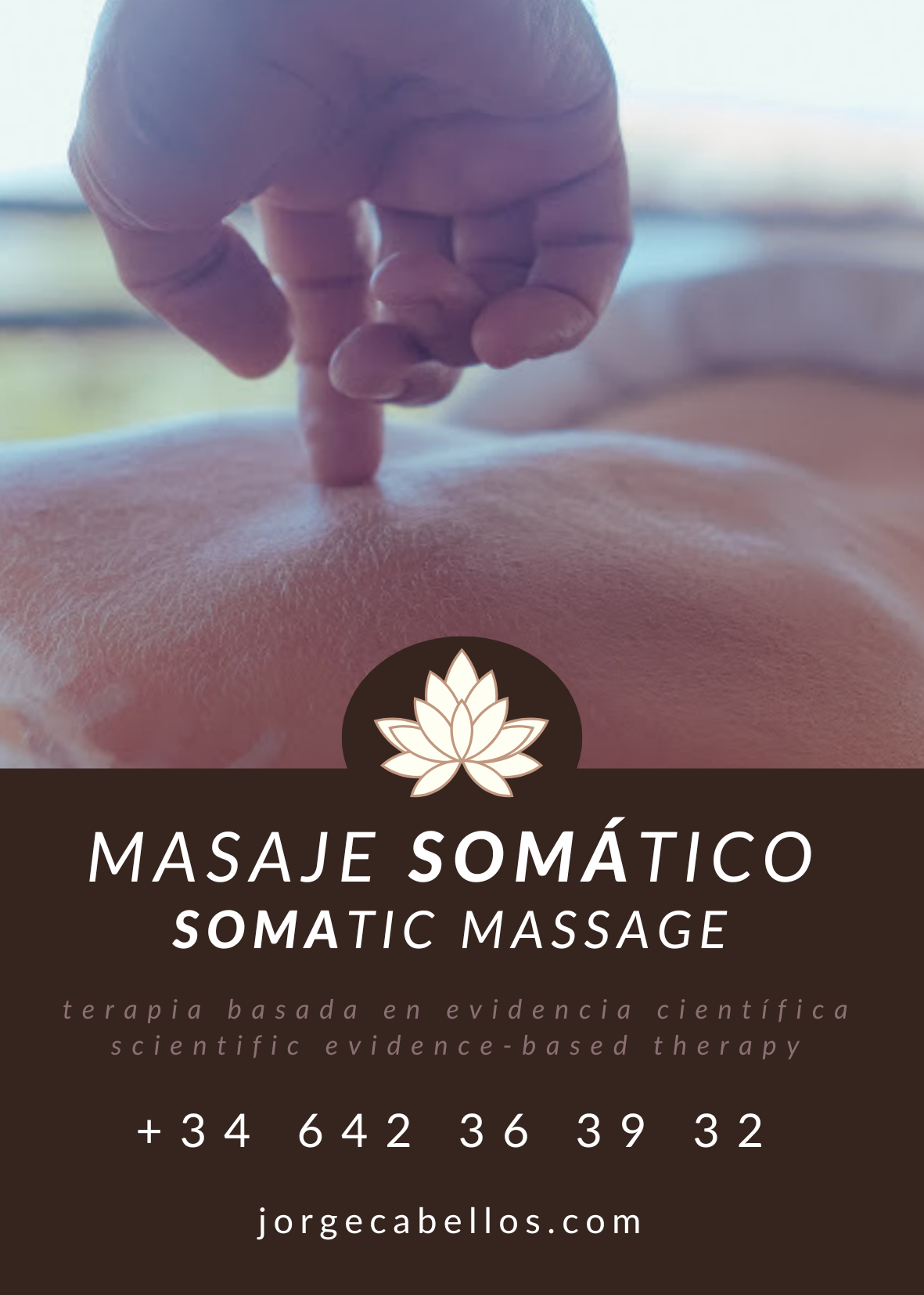 Terapia somática integrativa Masaje somático Madrid somatic massage